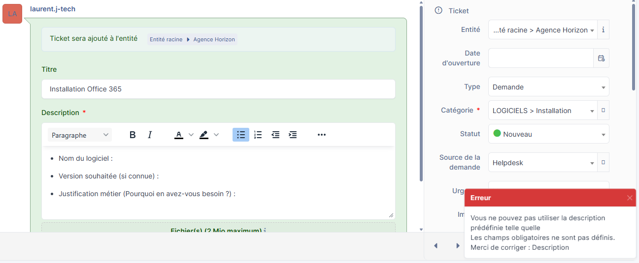 Capture Gabarit Ticket